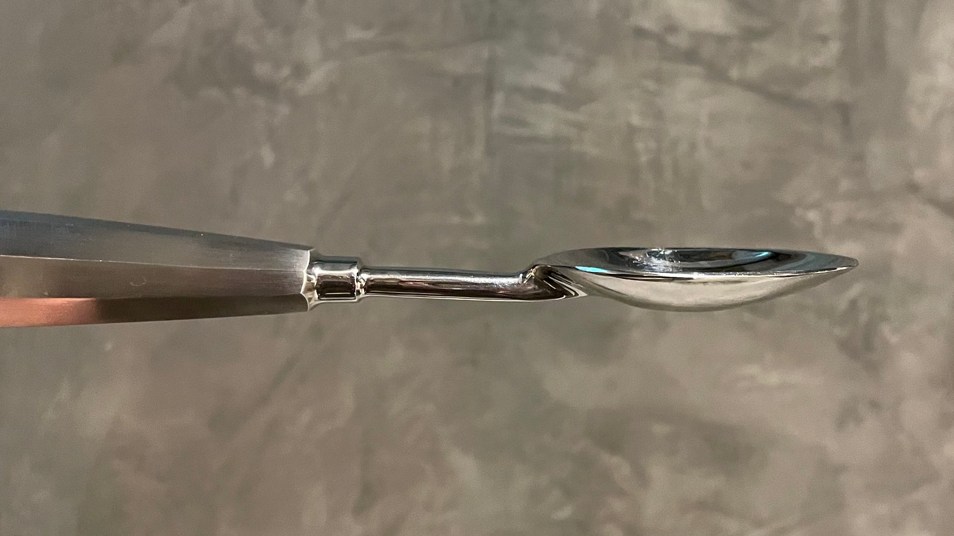 Silver Quenelle Spoon XL [19 cm.] - Cutboy Knife